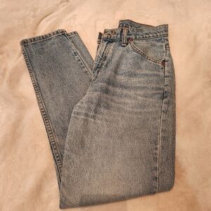 LEVI'S orange tag high waisted light wash retro  jeans